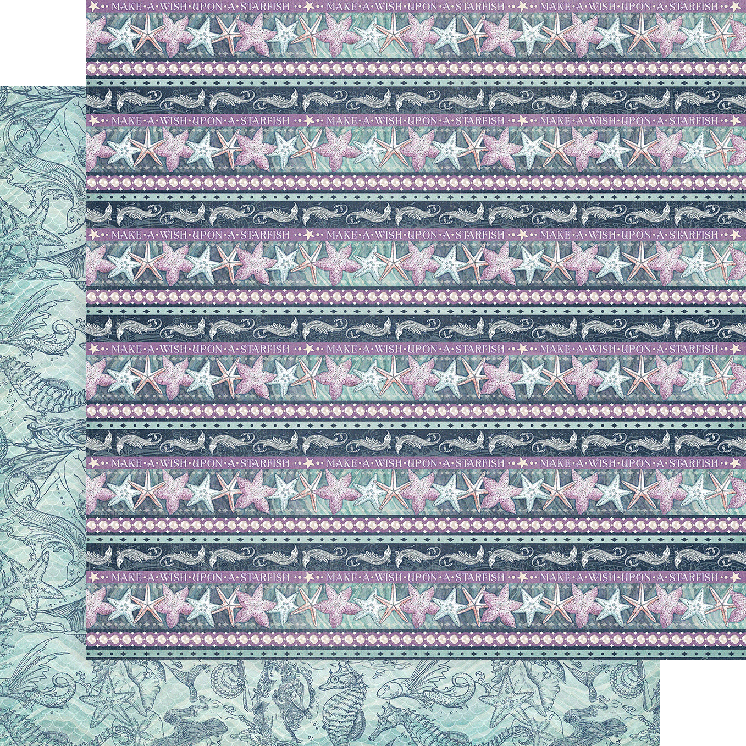 Wish Upon a Starfish - Single 12 x 12 Sheet (Make a Splash)