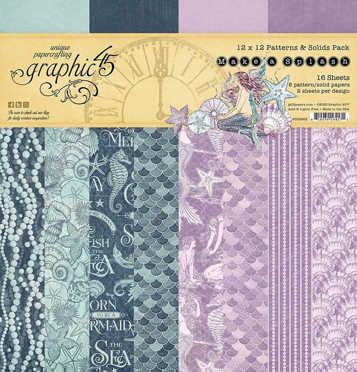 Make a Splash - Patterns & Solids - 12x12 Collection