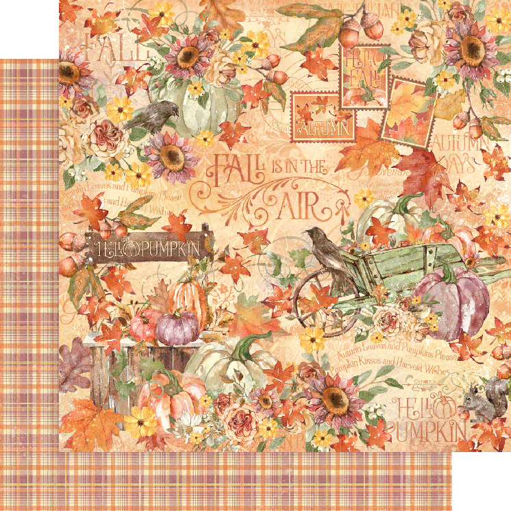 Hello Pumpkin - Single 12 x 12 Sheet (Hello Pumpkin)