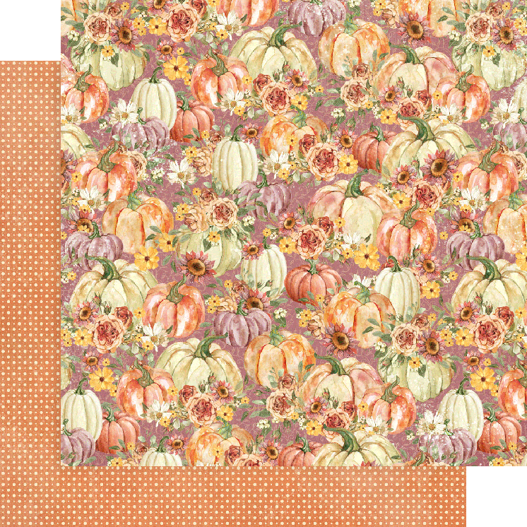 Autumn Splendor - Single 12 x 12 Sheet (Hello Pumpkin)