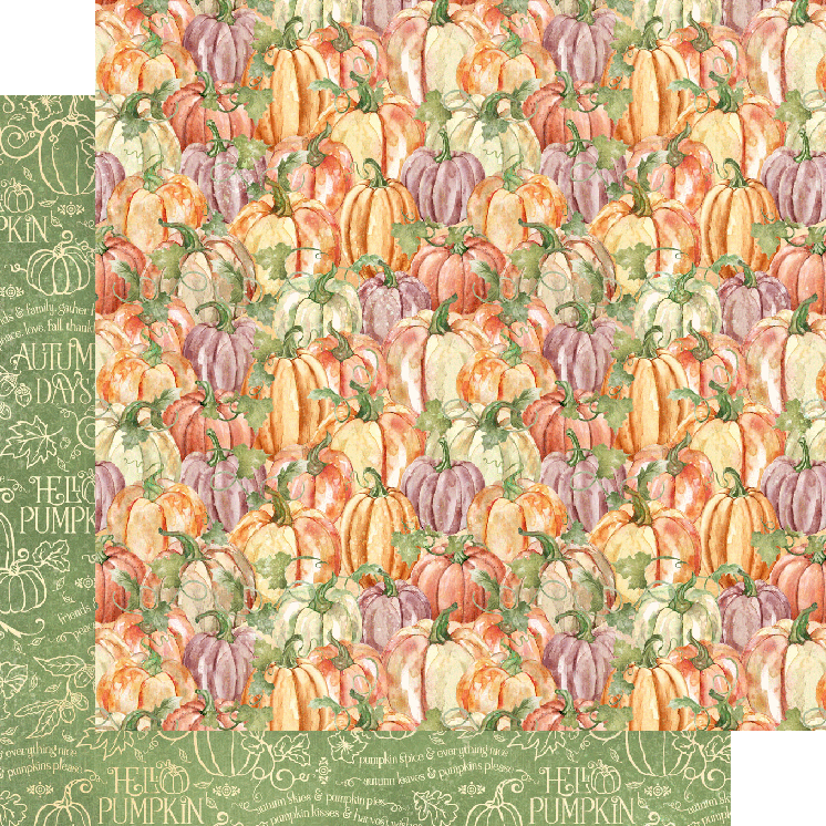 Harvest Time - Single 12 x 12 Sheet (Hello Pumpkin)