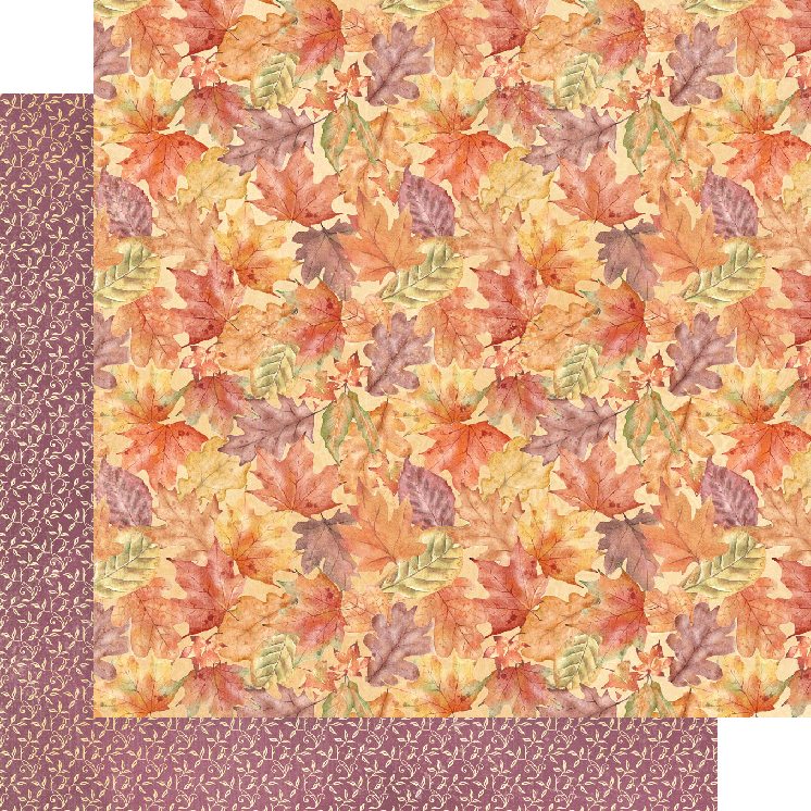 Falling Leaves - Single 12 x 12 Sheet (Hello Pumpkin)