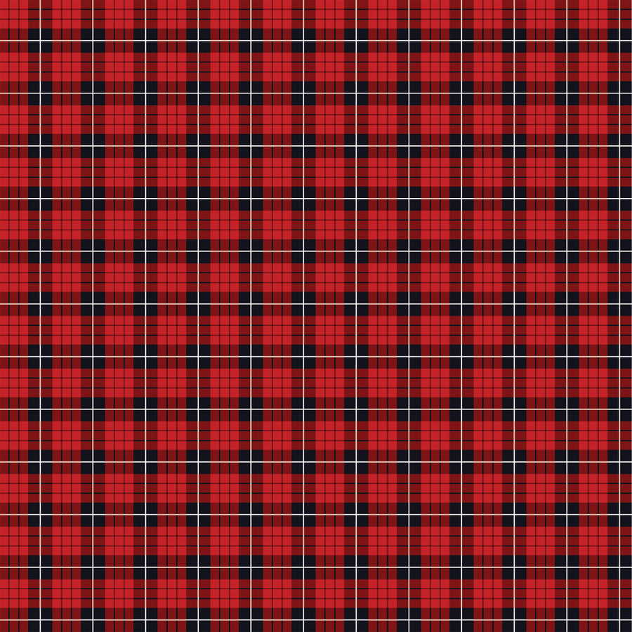 A Lumberjack Christmas: Jolly Ornaments 12x12 Patterned Paper (single sheet)