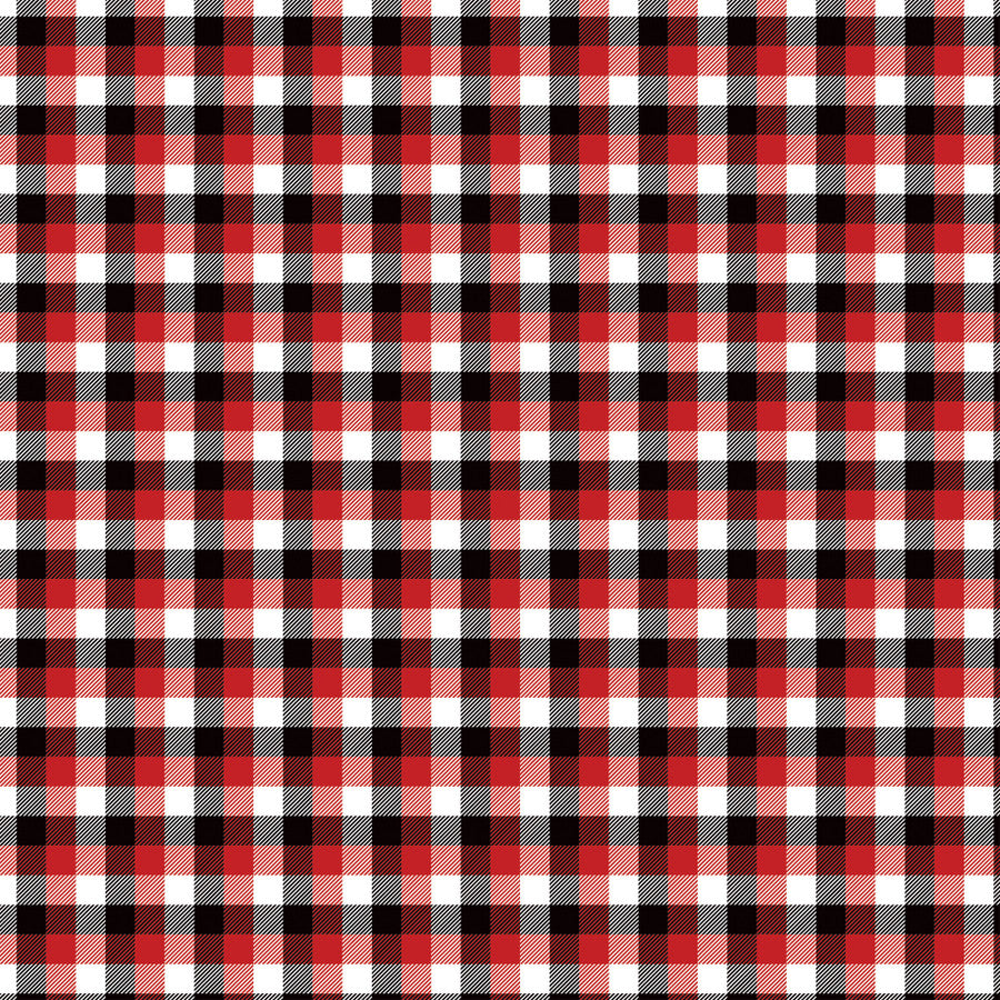 Stockings 12x12 Patterned Paper (A Lumberjack Christmas) Single Sheet