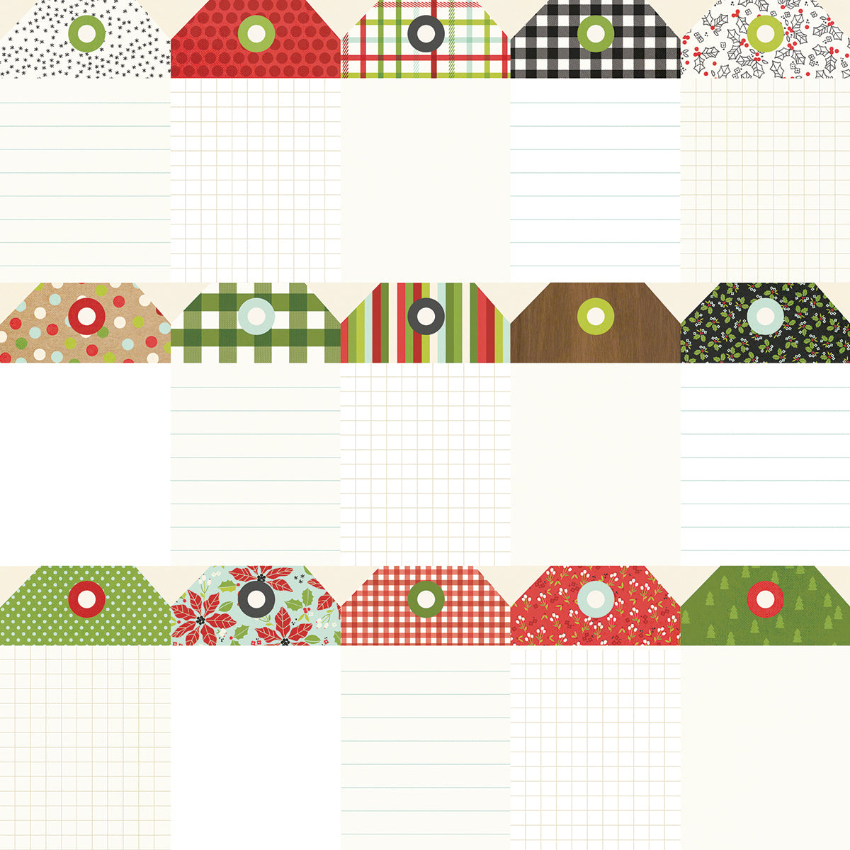Make It Merry Tags - 12x12 Single Sheets