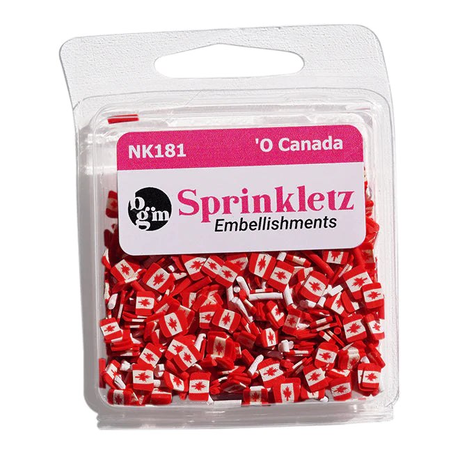 Sprinkletz Polymer Clay - O Canada