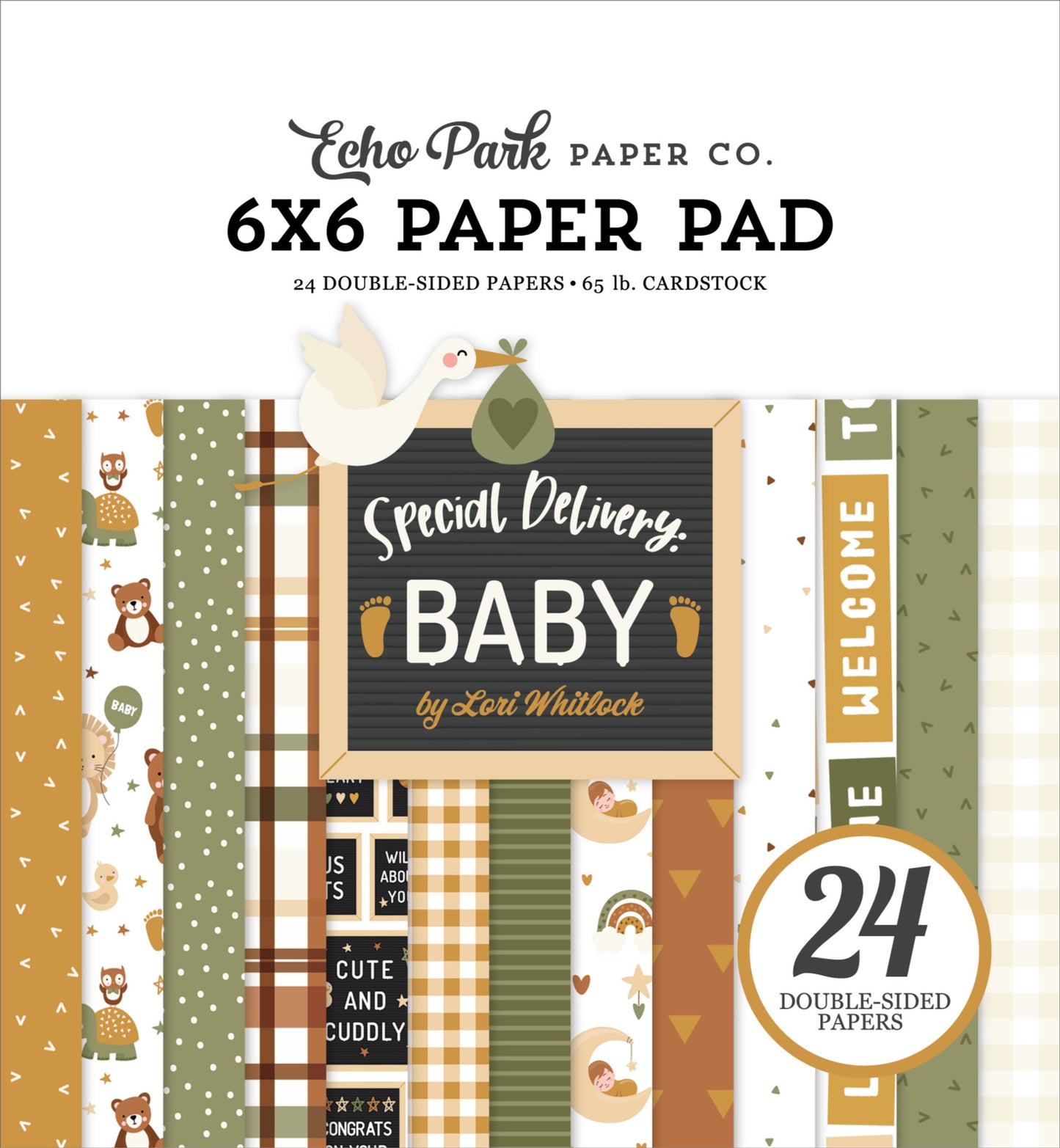 Special Delivery Baby - 6x6 Paper Pad