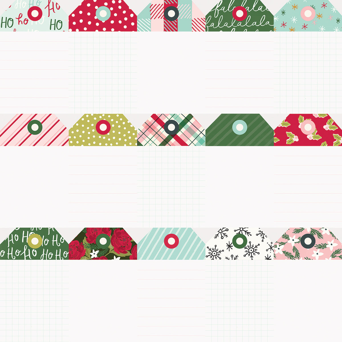 Holly Days Tags - 12x12 Single Sheets