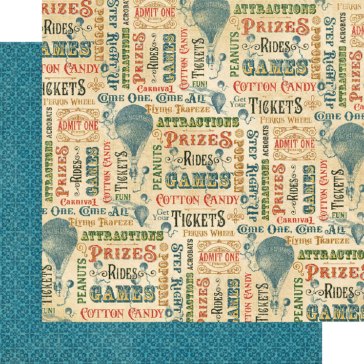 Fun 'n Games - Single 12 x 12 Sheet (Come One, Come All!)