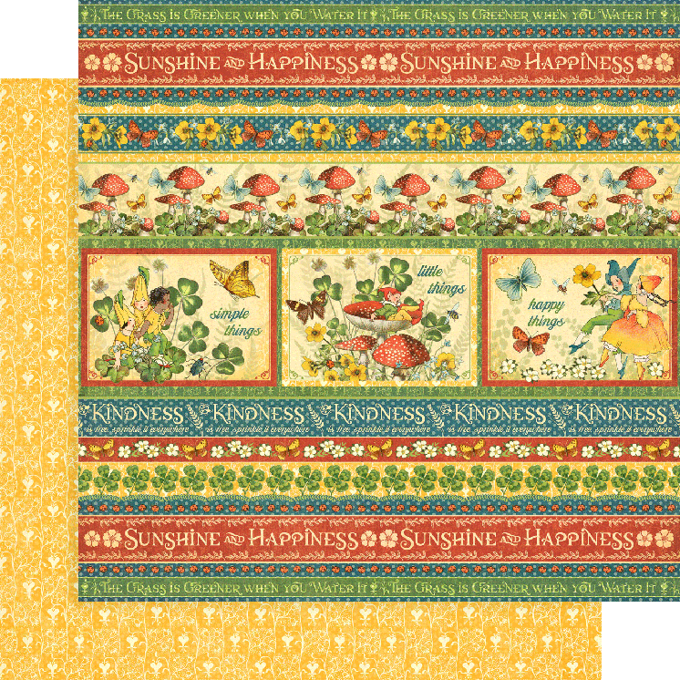 Bloom and Grow - Single 12 x 12 Sheet (Little Things Collection)