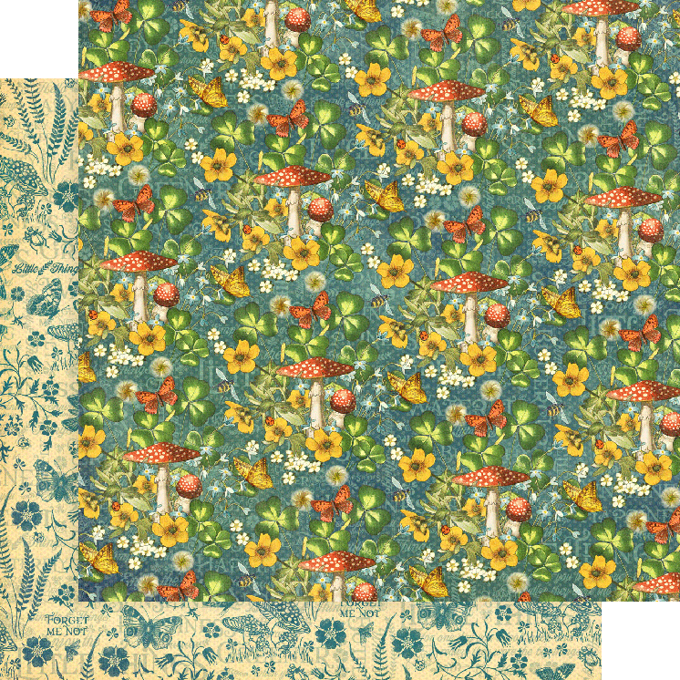 Lazy Daisy - Single 12 x 12 Sheet (Little Things Collection)