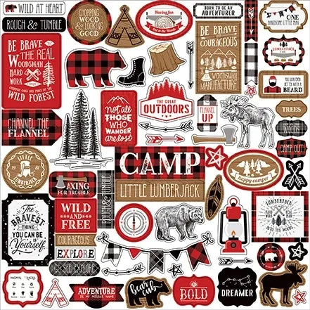 Little Lumberjack - Element Sticker Sheet