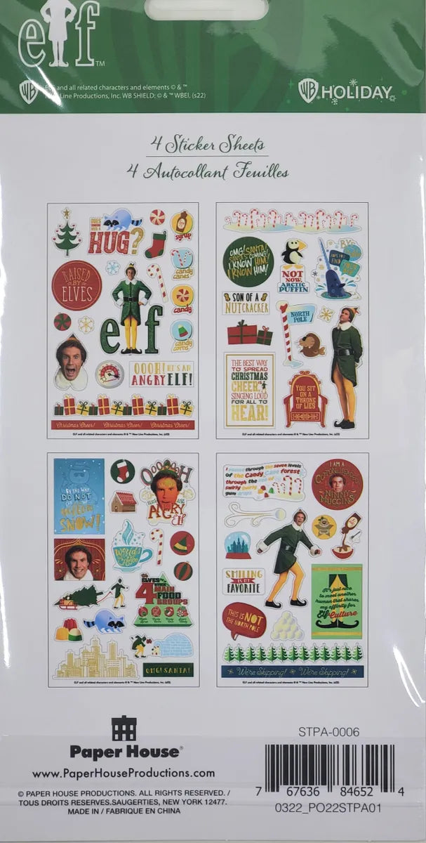 Elf Decorative Stickers (4 sheets)