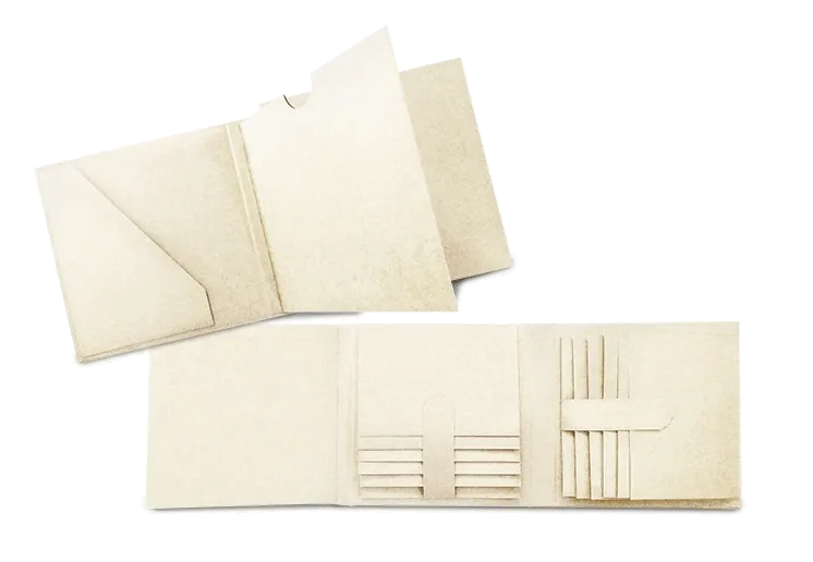 Trifold Waterfall Folio Album - Ivory