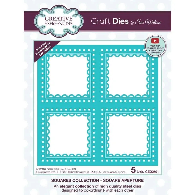 Sue Wilson Square Collection Square Aperture Craft Die