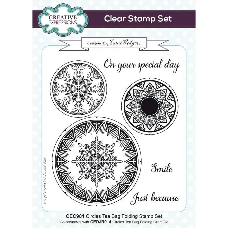 Jamie Rodgers Circle Teabag Stamp Set