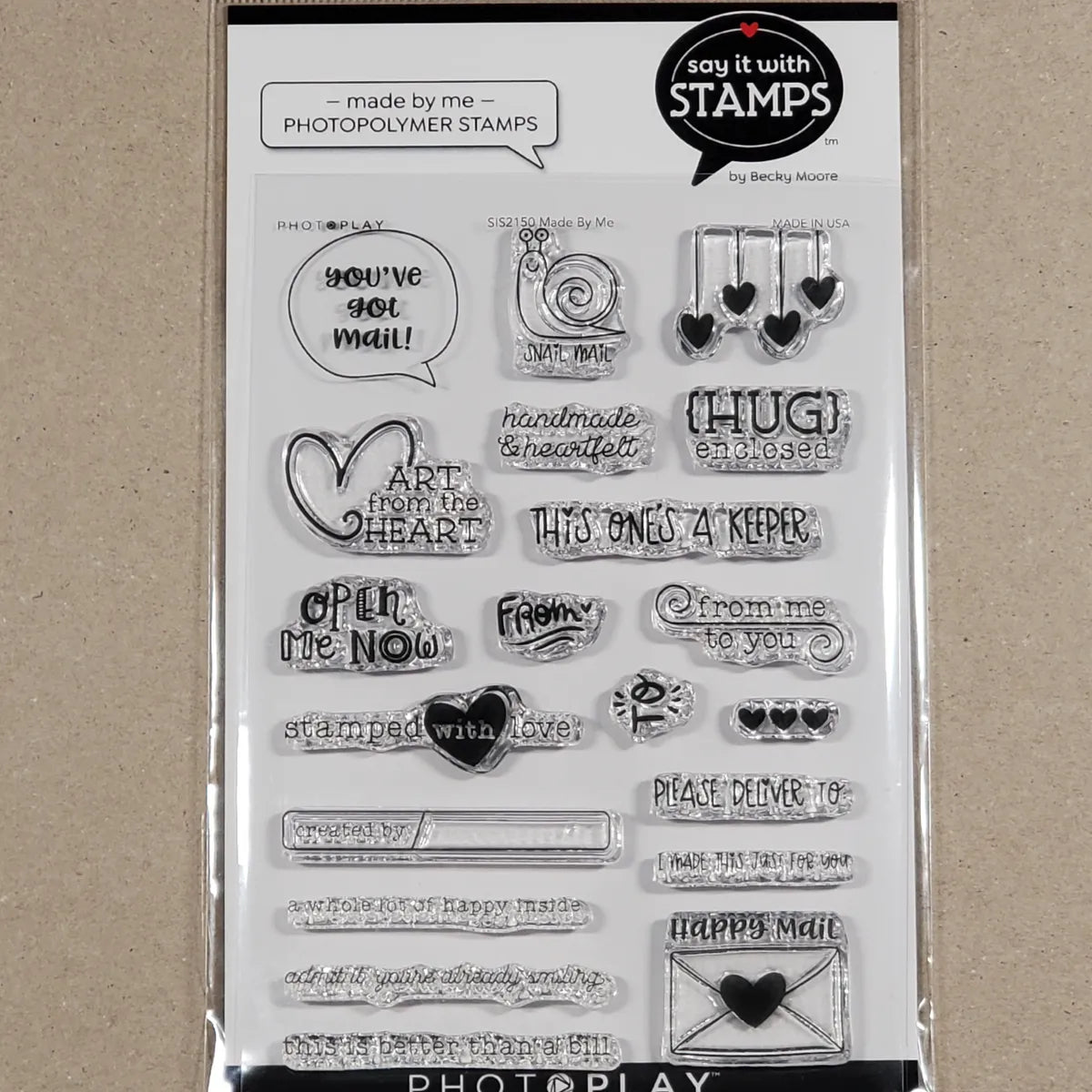 Say it with Stamps - Made by Me Stamps