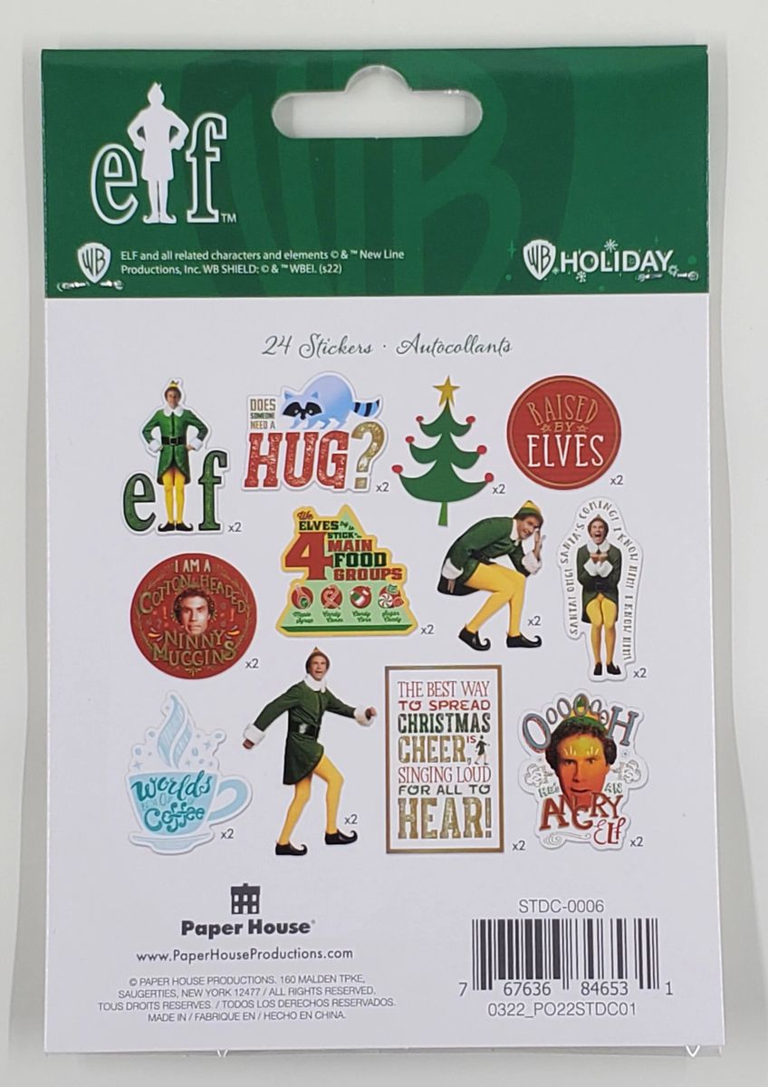 Elf Cardstock Die Cut Stickers