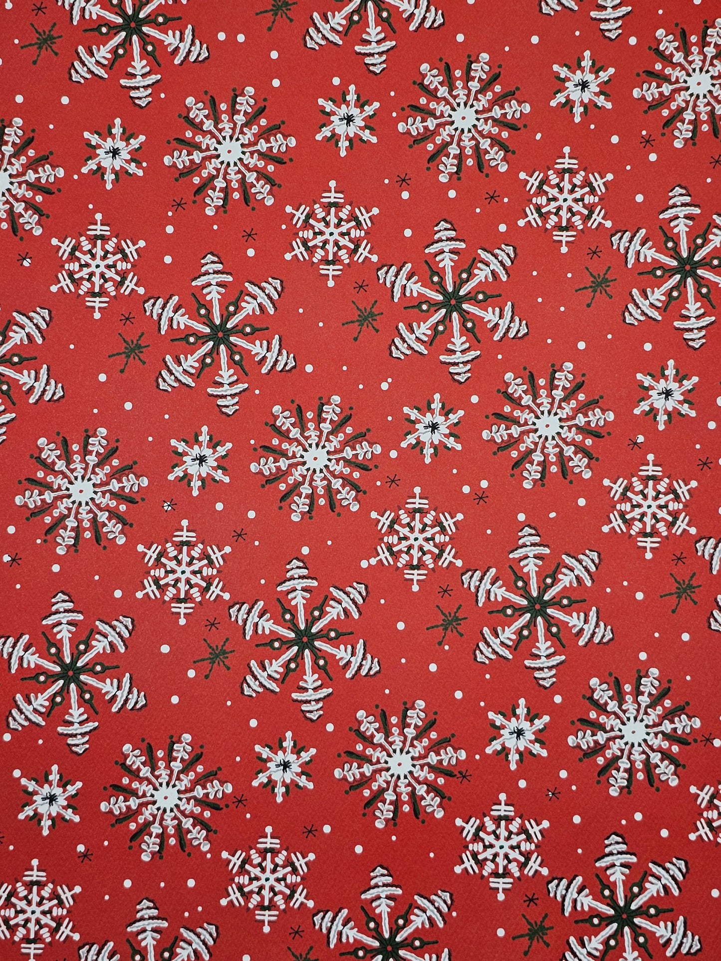 Christmas Snow (Carta Bella's "Merry Christmas" Collection) -12x12 Sheet