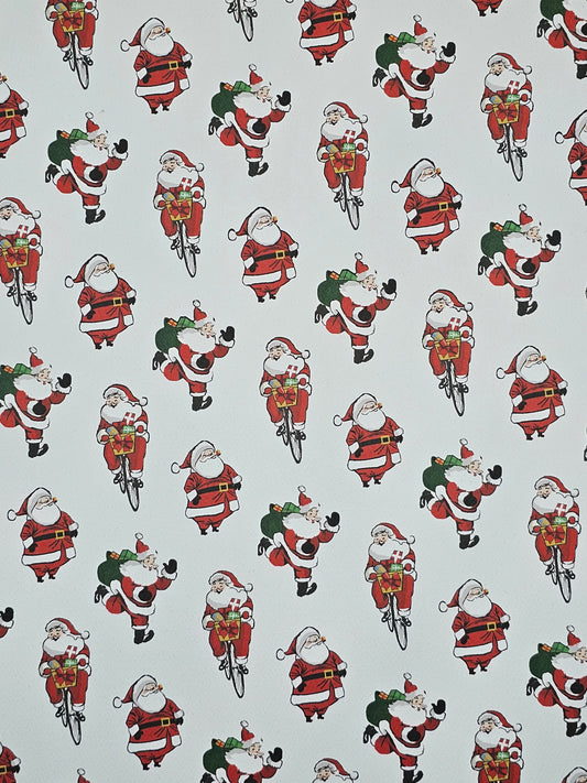 Jolly Santa Clause (Carta Bella's "Merry Christmas" Collection) -12x12 Sheet