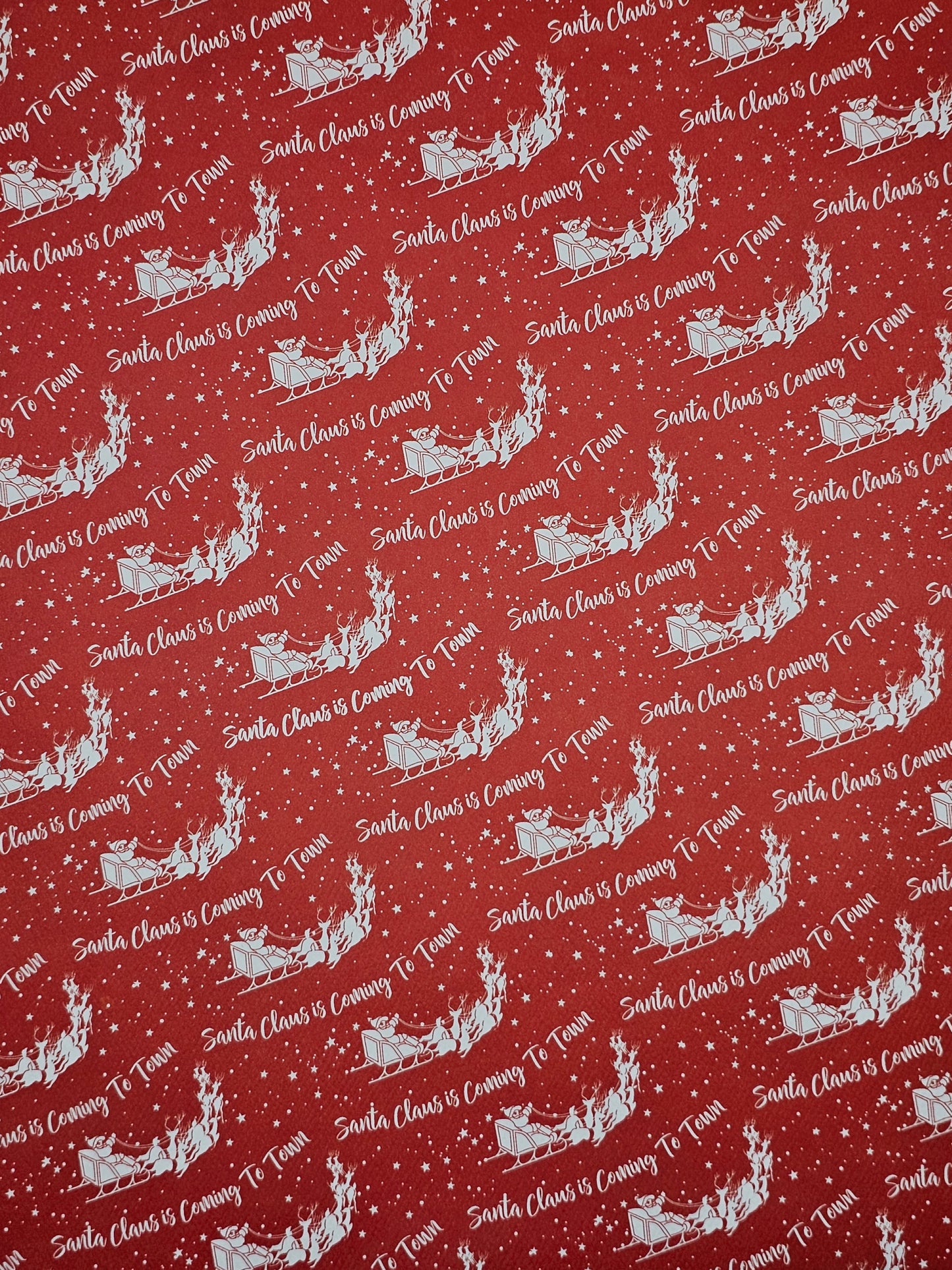 Santa and His Reindeer (Carta Bella's "Dear Santa" Collection) -12x12 Sheet
