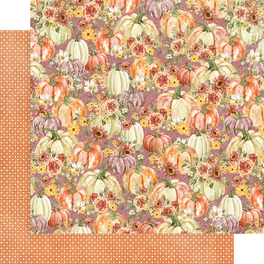 Autumn Splendor - Single 12 x 12 Sheet (Hello Pumpkin)