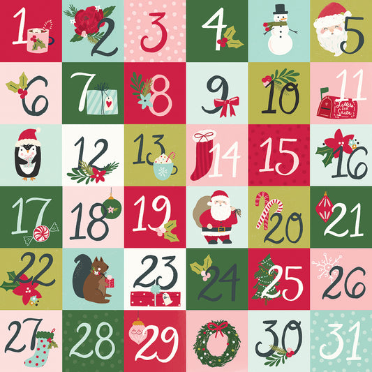 Holly Days 2x2 Elements - 12x12 Single Sheets