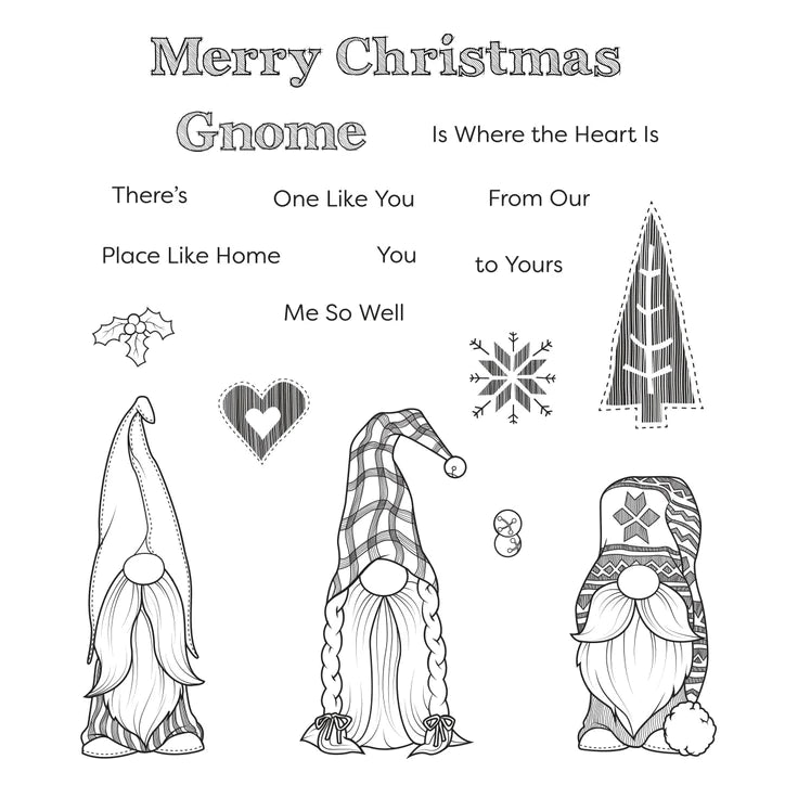 Clear Stamps - Holiday Gnomes