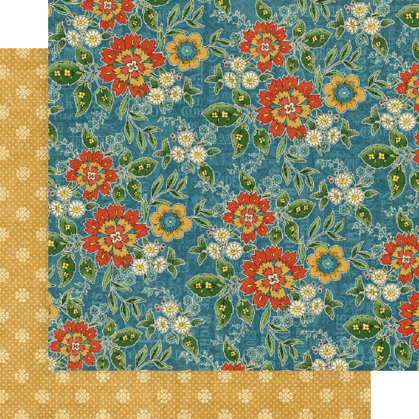 Floral Gala - Single 12 x 12 Sheet (Come One, Come All!)