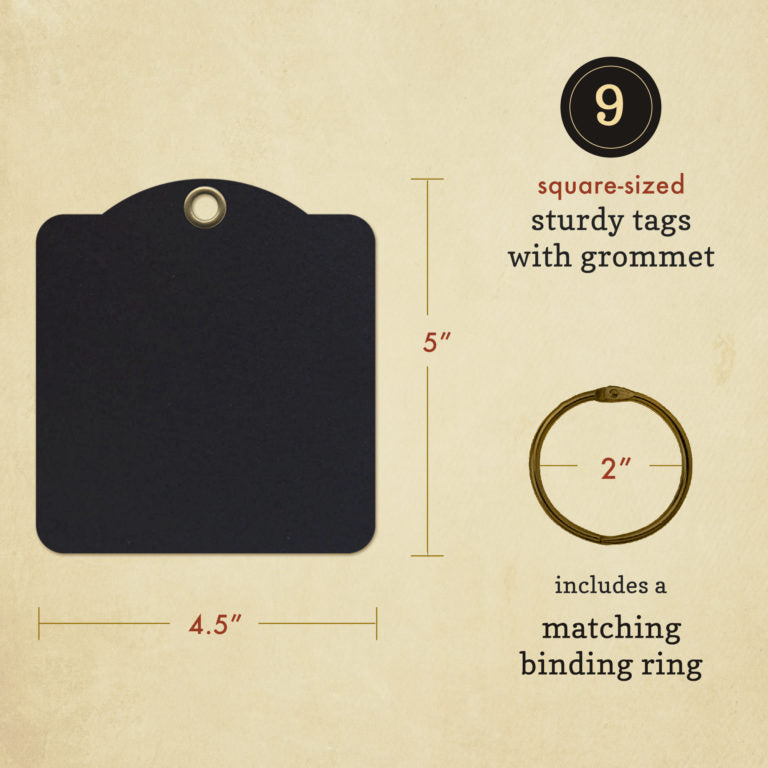 Square Tags with Grommet