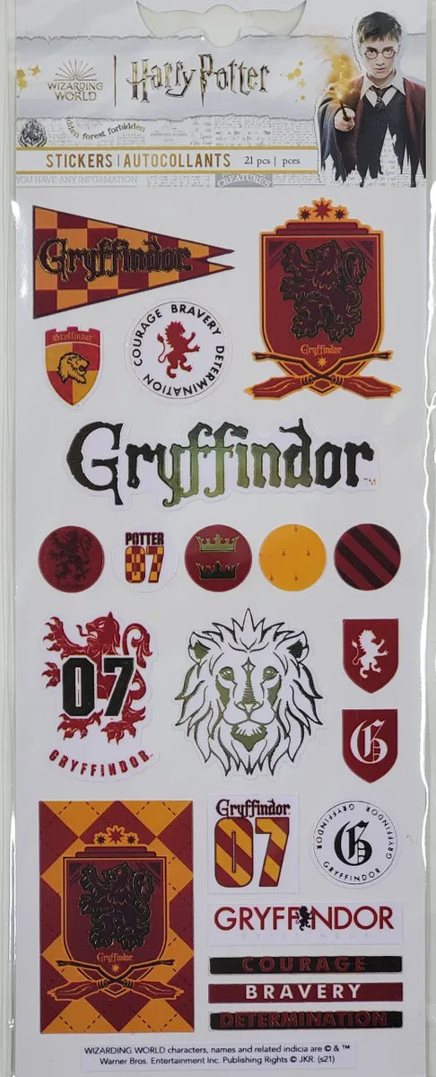 Harry Potter - House Pride Enamel Stickers - Gryffindor