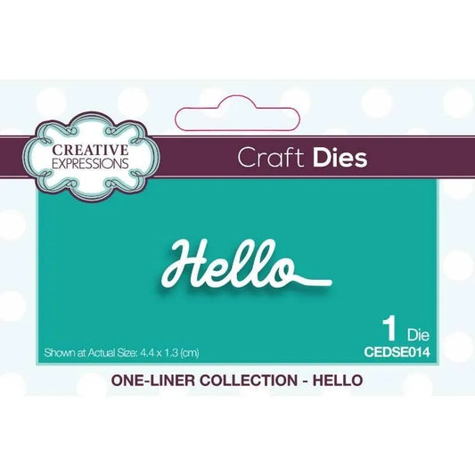 One-liner Collection Hello Craft Die