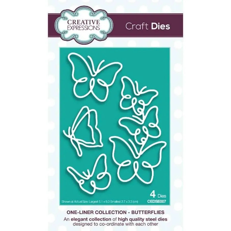One-liner Collection Butterflies Craft Die