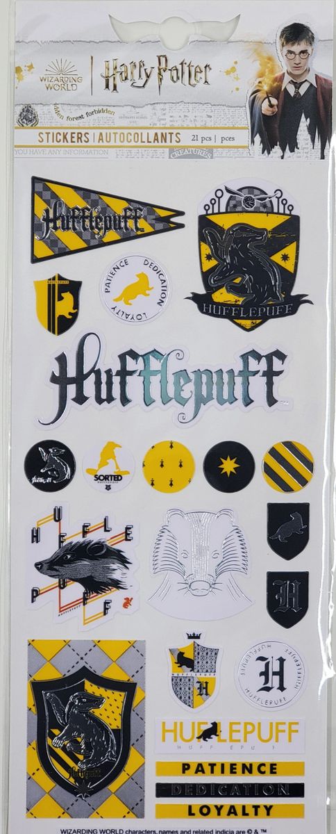 Harry Potter - House Pride Enamel Stickers - Hufflepuff