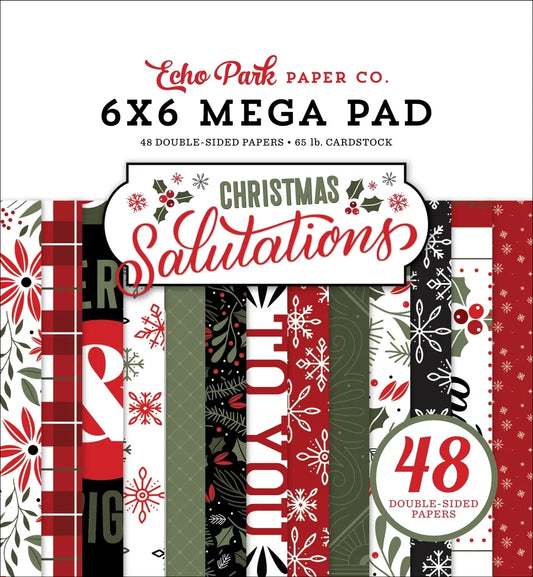 Christmas Salutations - 6x6 Mega Paper Pad