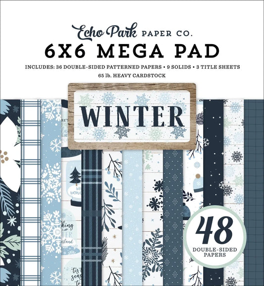 Echo Park Paper Company 6 x 6 Christmas Gnome Double Sided Paper Pack